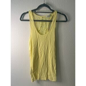 American Eagle Ribbed Tank Top with Lace Size M